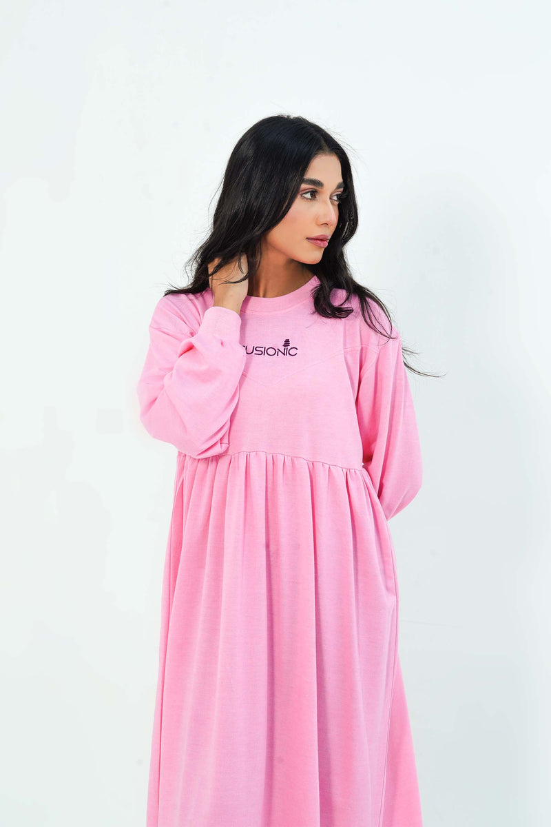 Baby Pink Long Dress