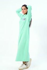 Aqua Green Long Dress