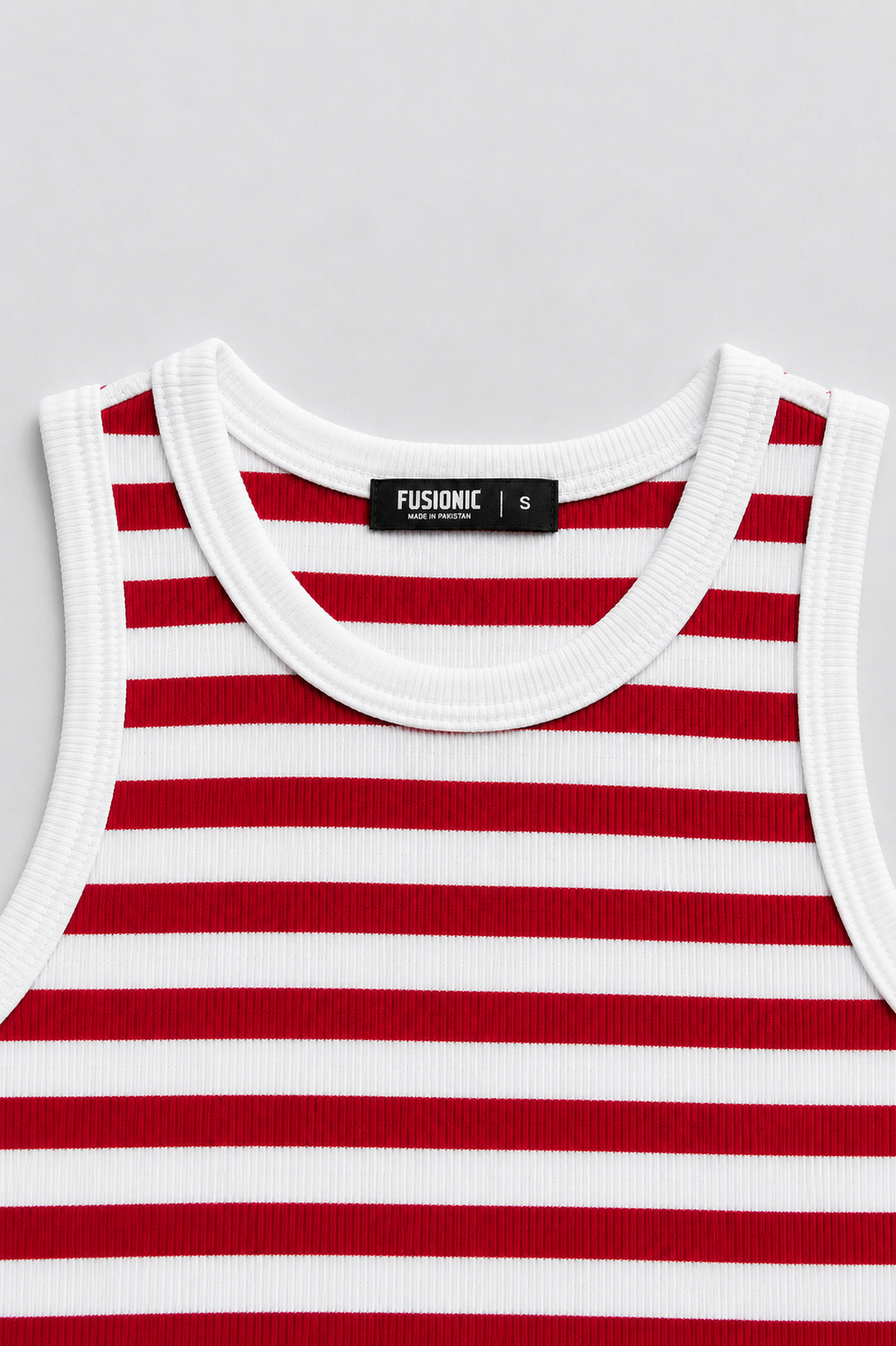 Red Striped Tank Top