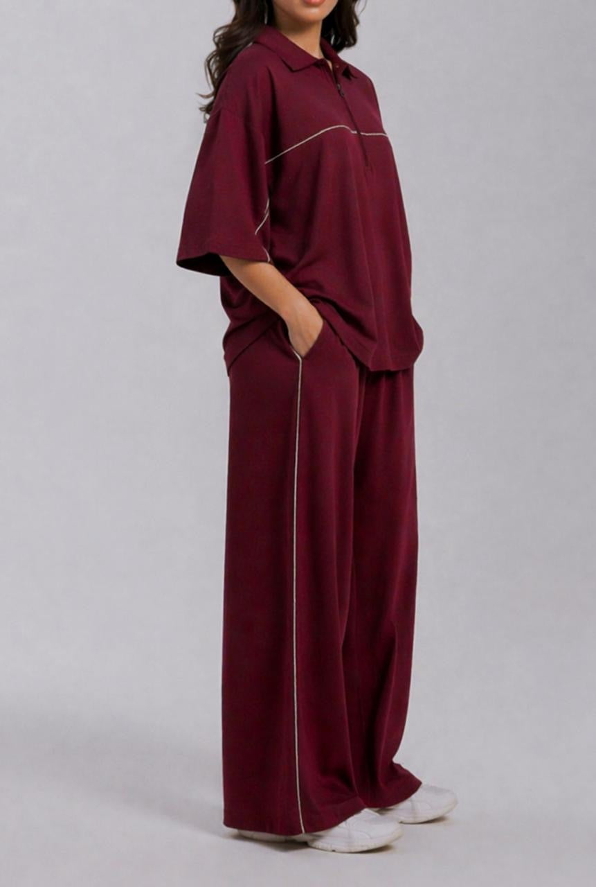 Deep Maroon Coord Set