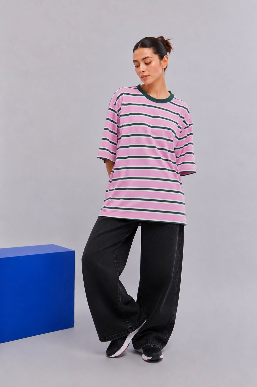 Pink Striped Tee