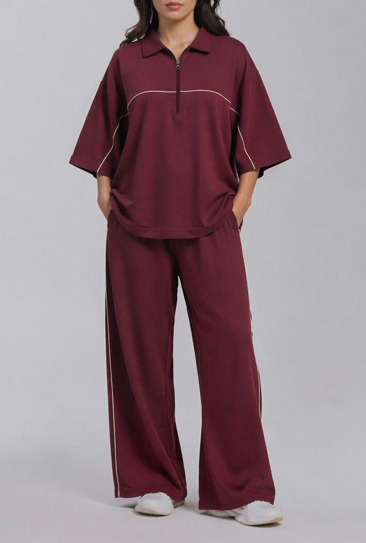 Deep Maroon Coord Set