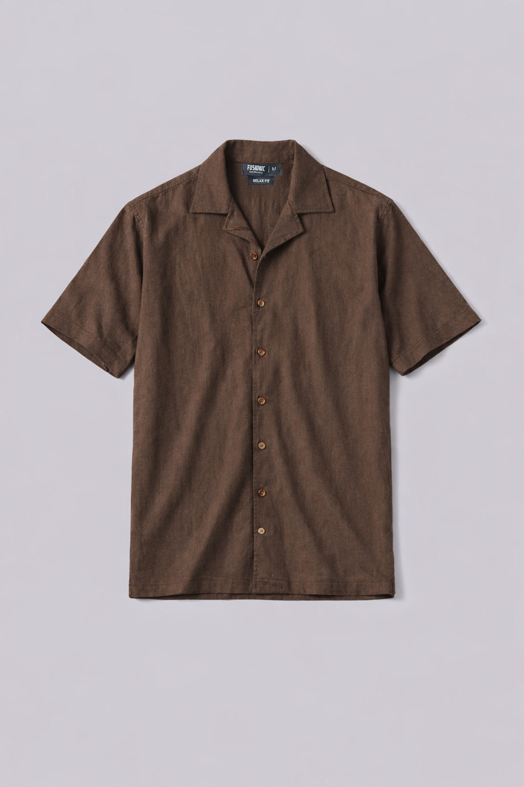 Brown Button Down Men
