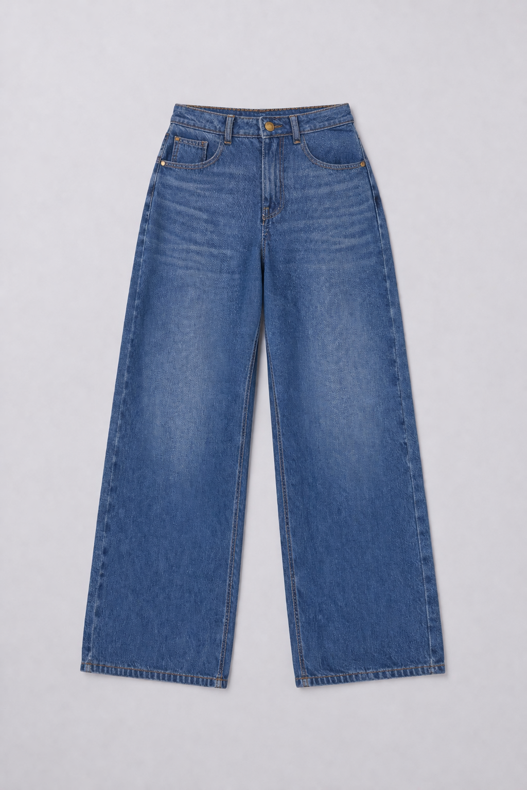 Midnight Blue Wide Leg Jeans