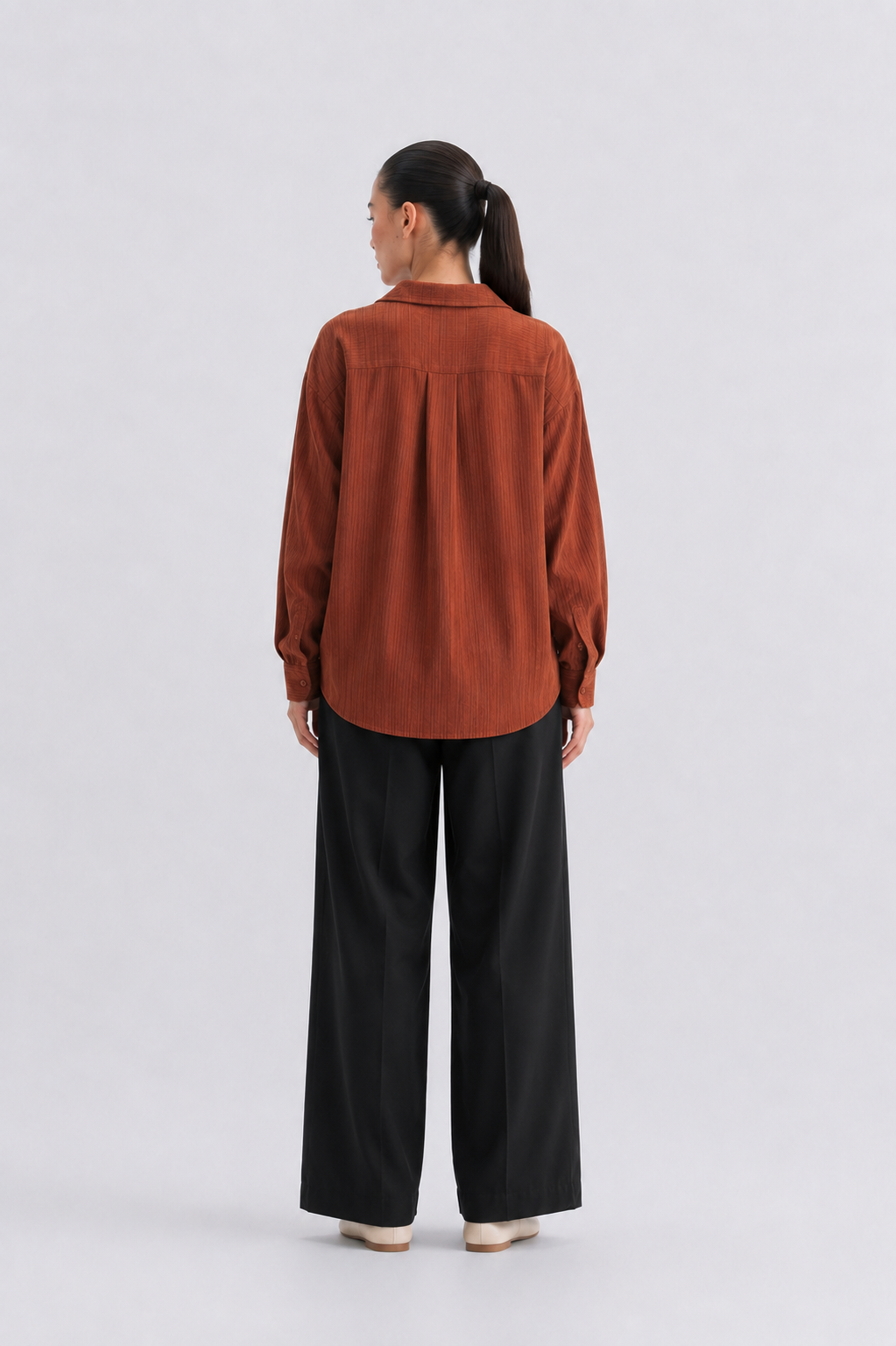 Rust Brown Camp Shirt