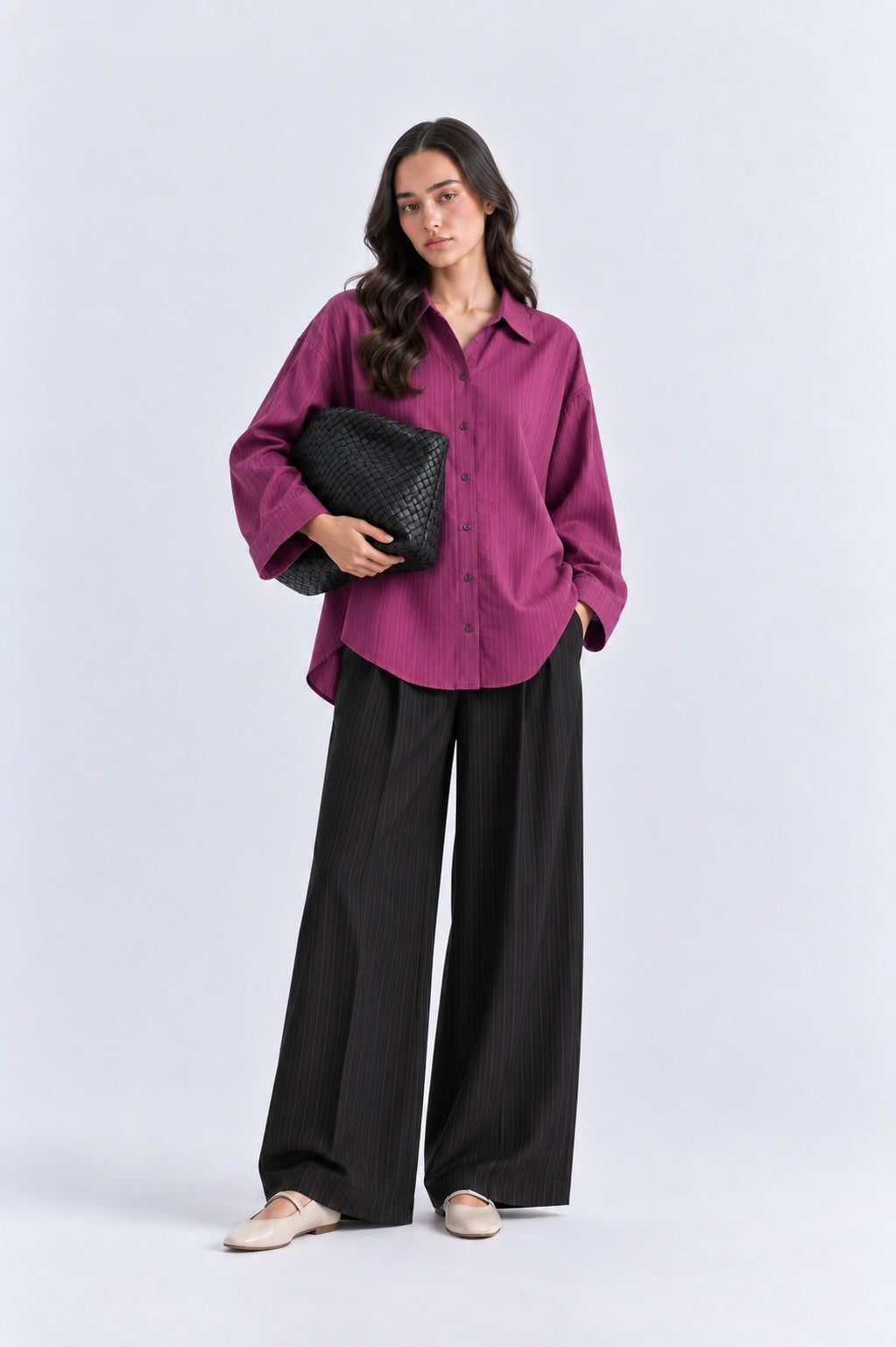 Purple Stripe Shirt