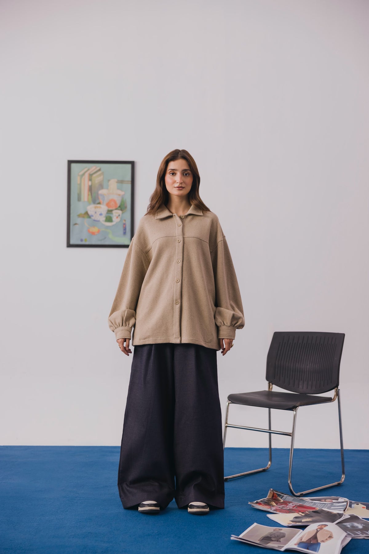 Stone Quilted Shacket
