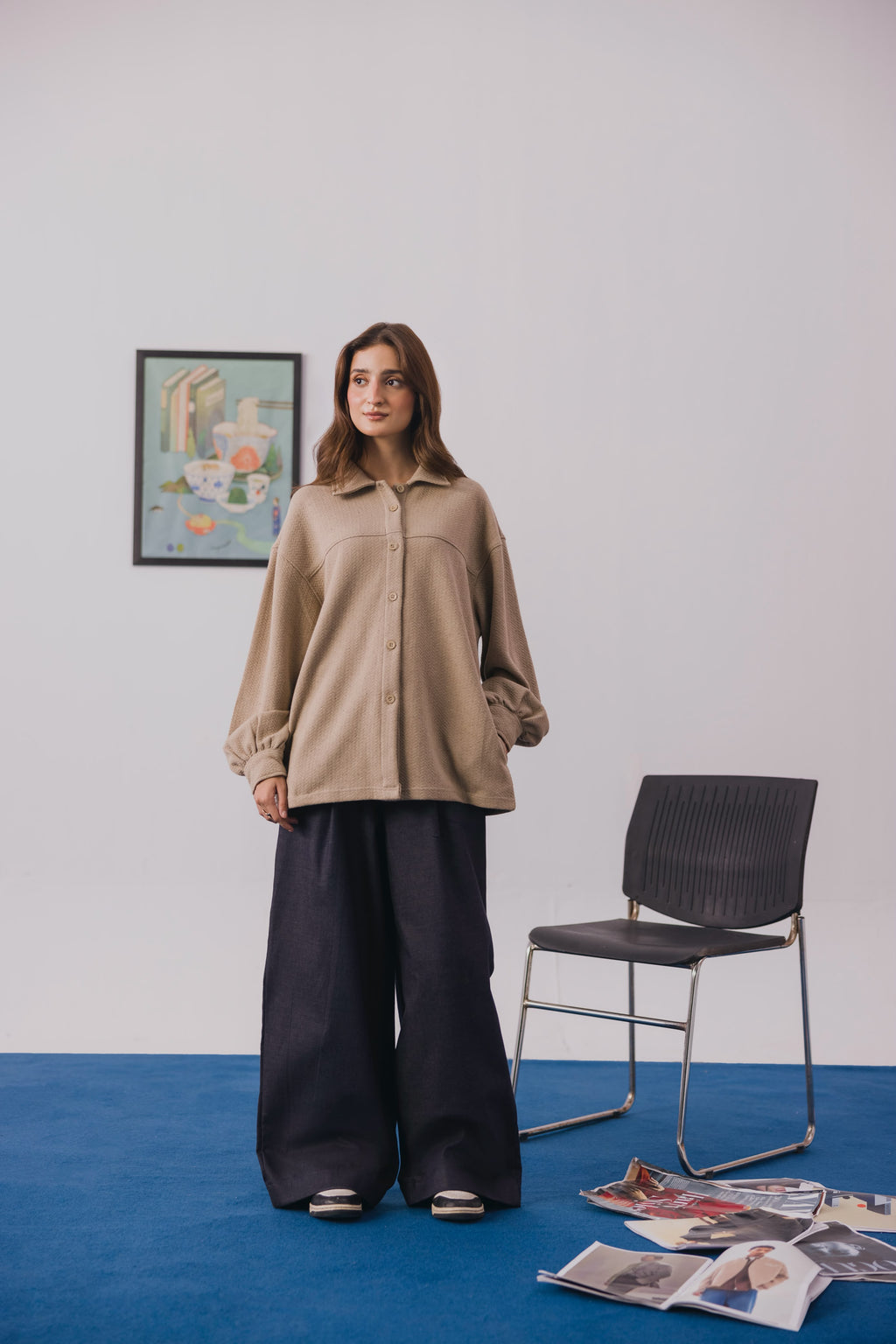 Stone Quilted Shacket