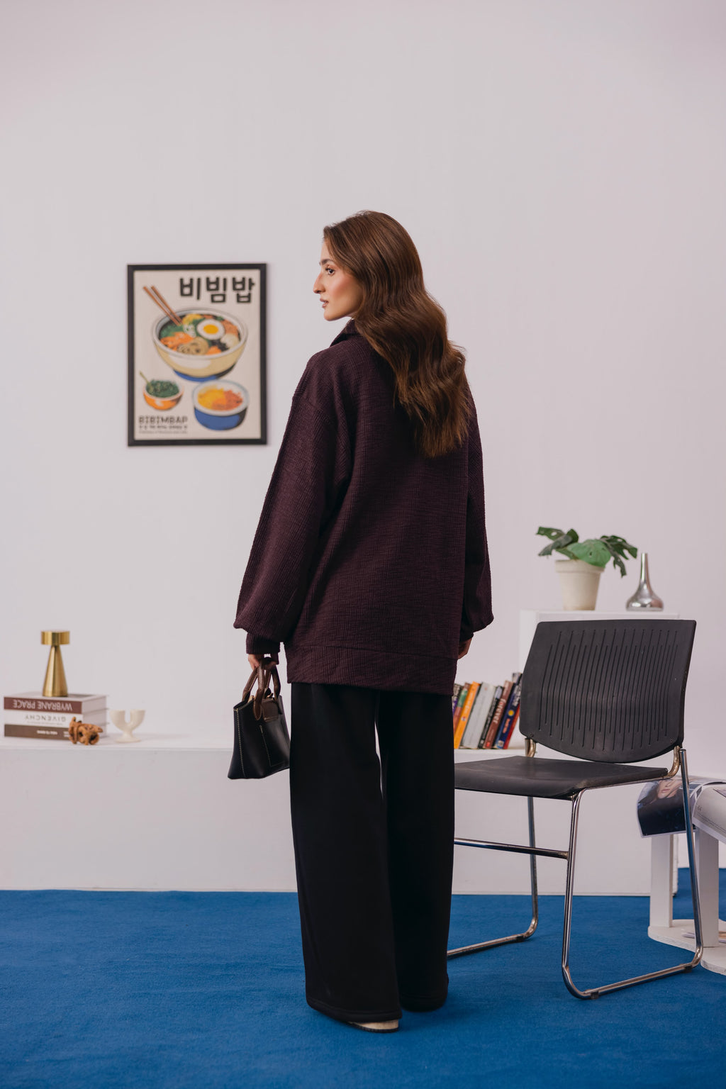 Deep Plum Knitted Shirt