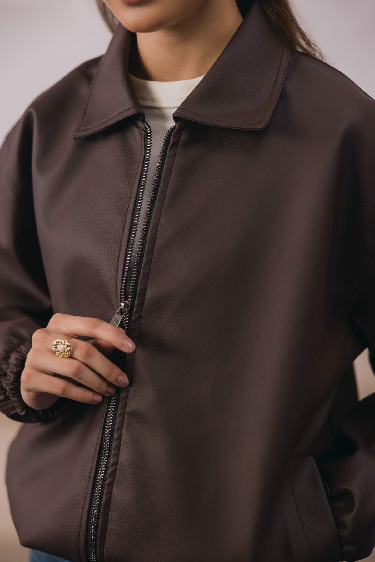 Brown Leather Jacket