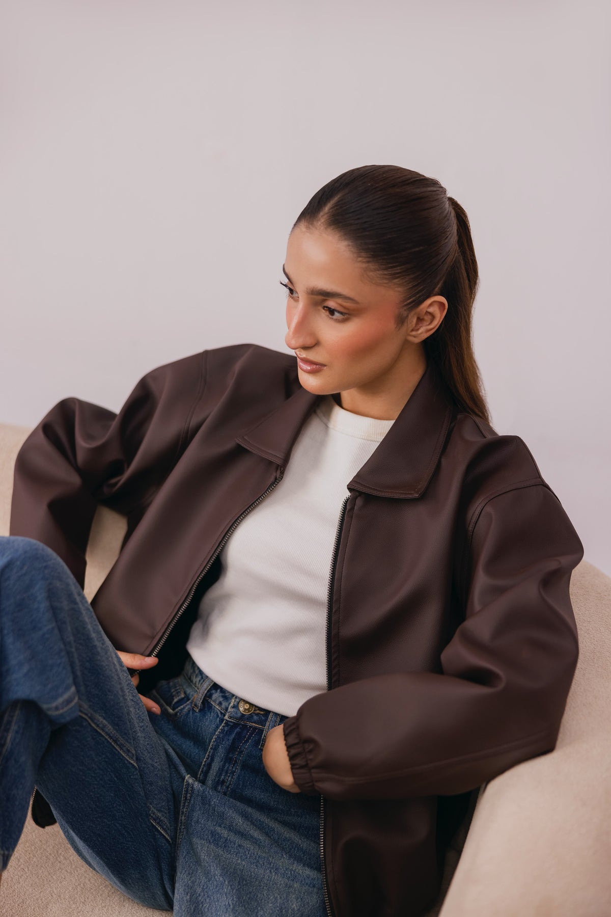 Brown Leather Jacket