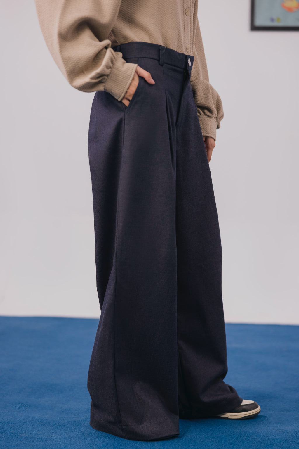 Indigo Green Denim Pants