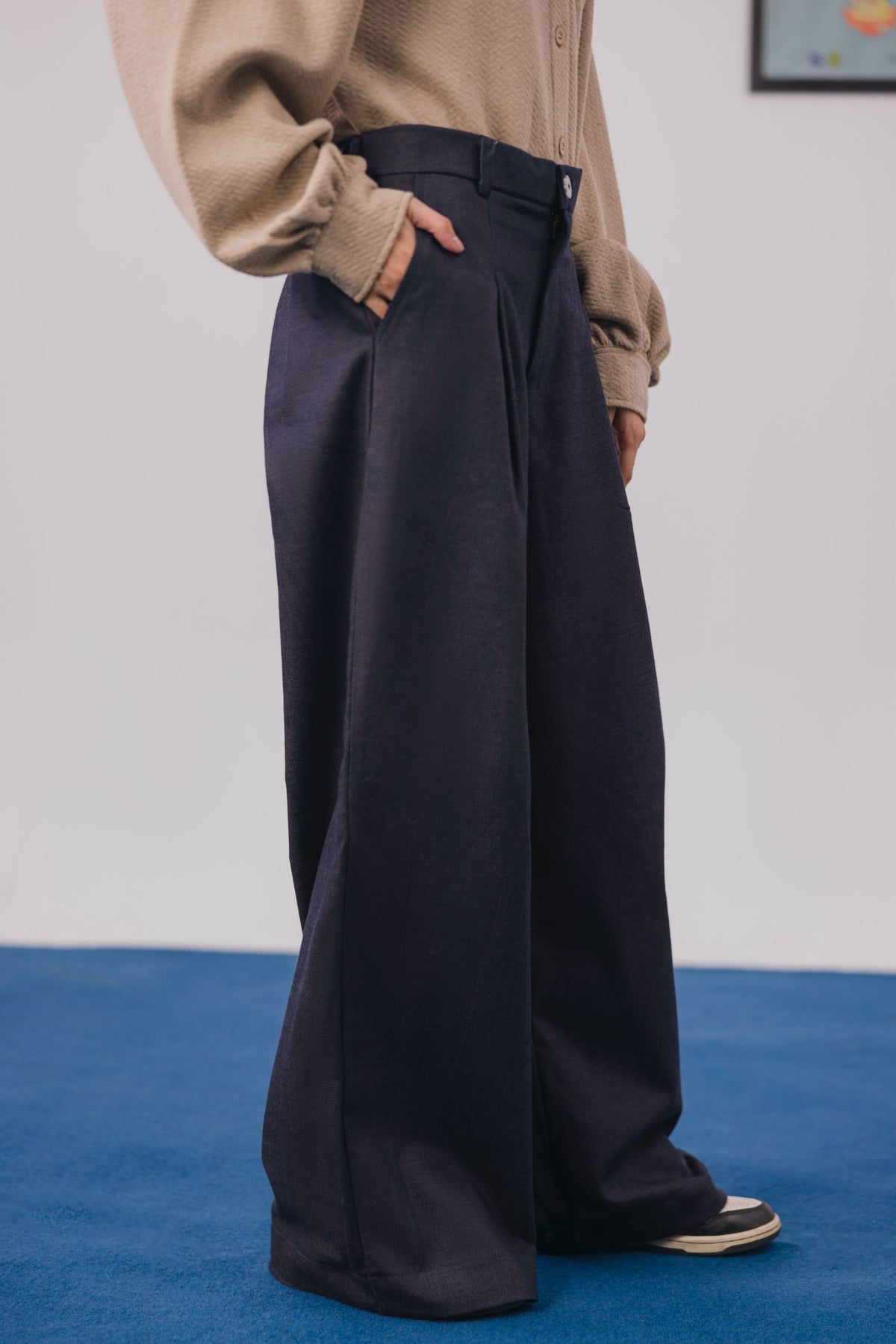 Indigo Green Denim Pants