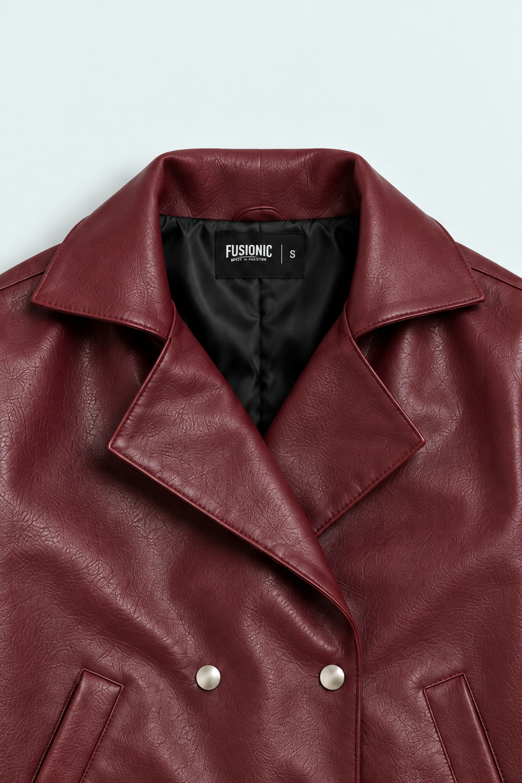 Burgundy Leather Jacket
