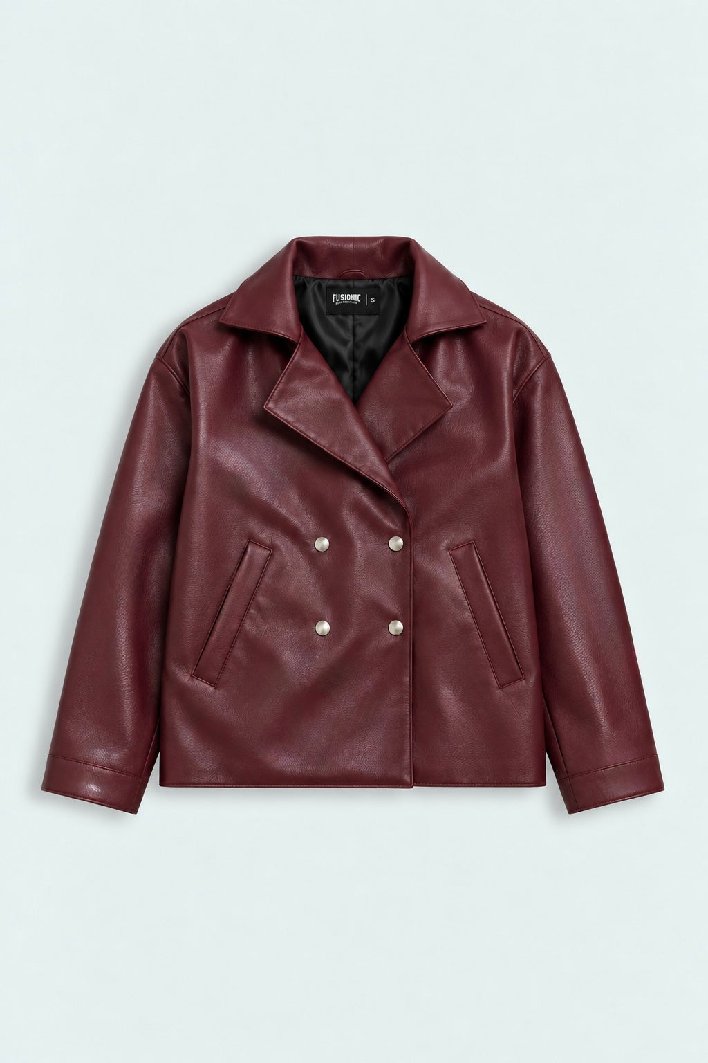 Burgundy Leather Jacket
