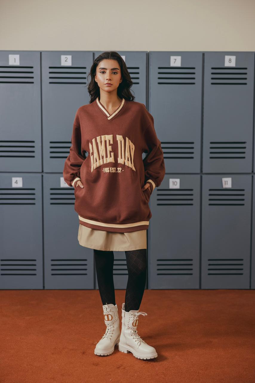 Chocolate Brown Mid Top