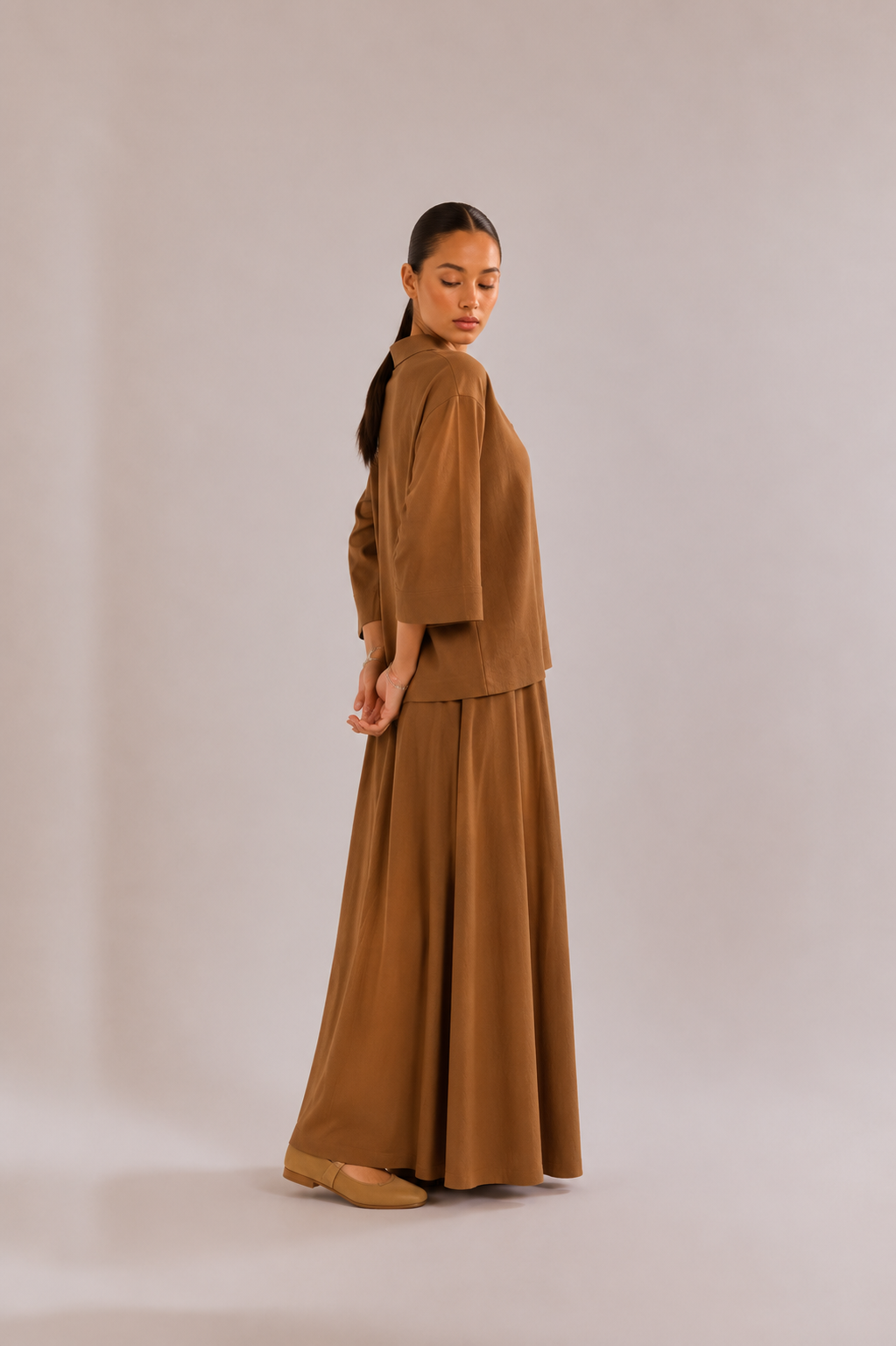 Coffe Skirt Coord