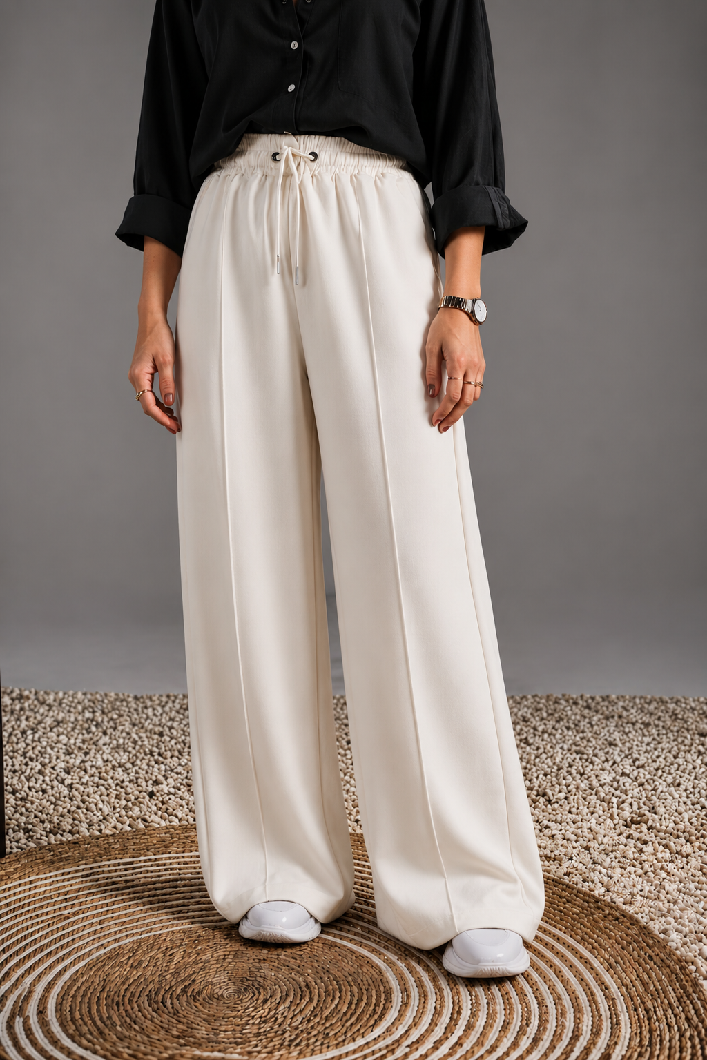 Off White Baggy Trouser