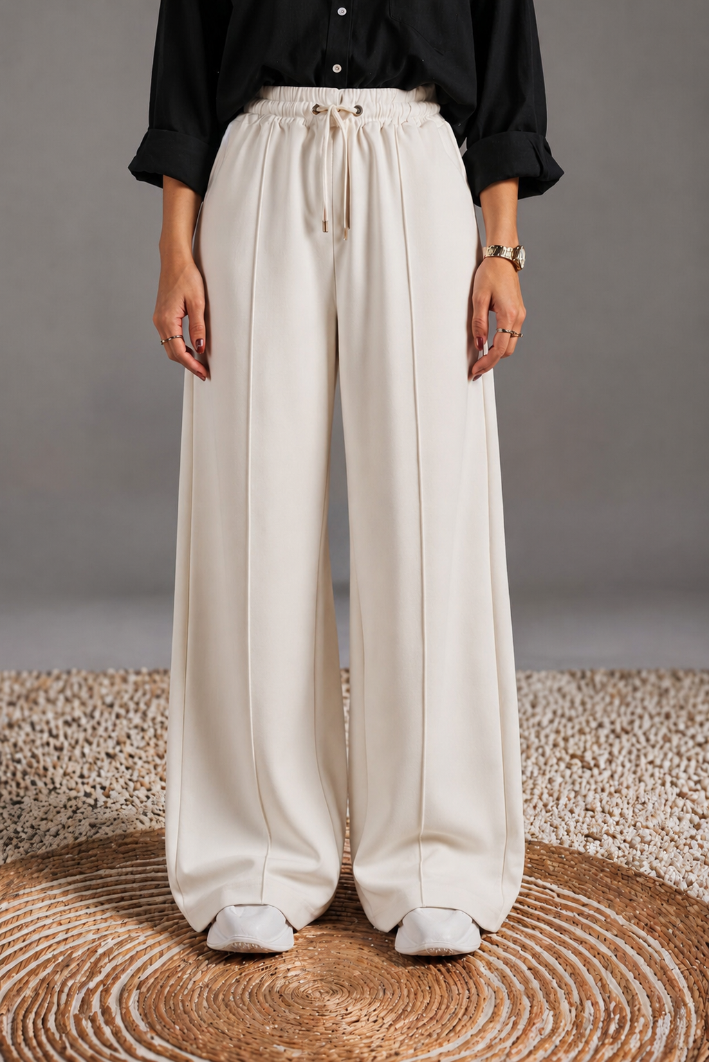 Off White Baggy Trouser