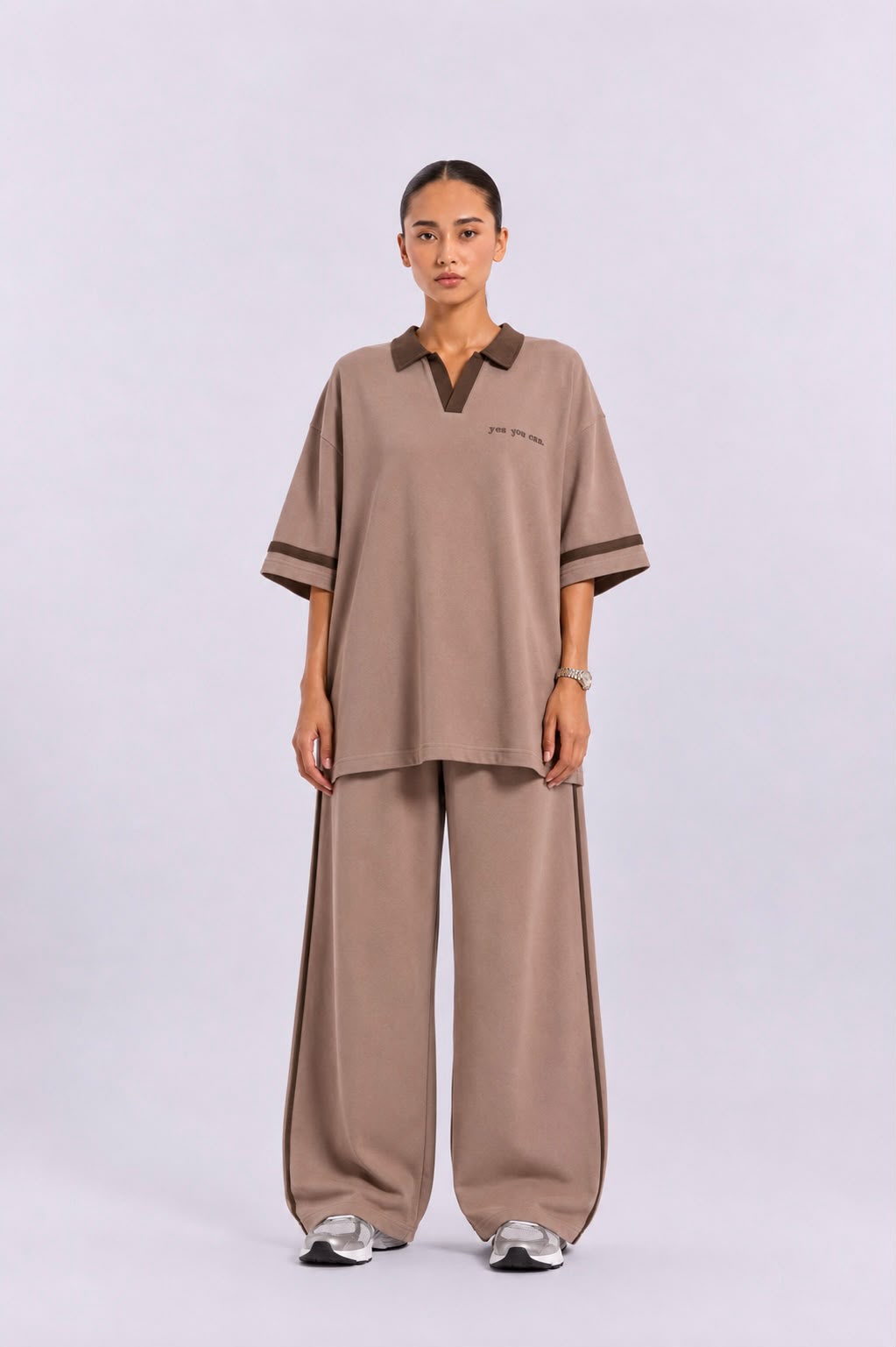 Latte Brown Coord Set