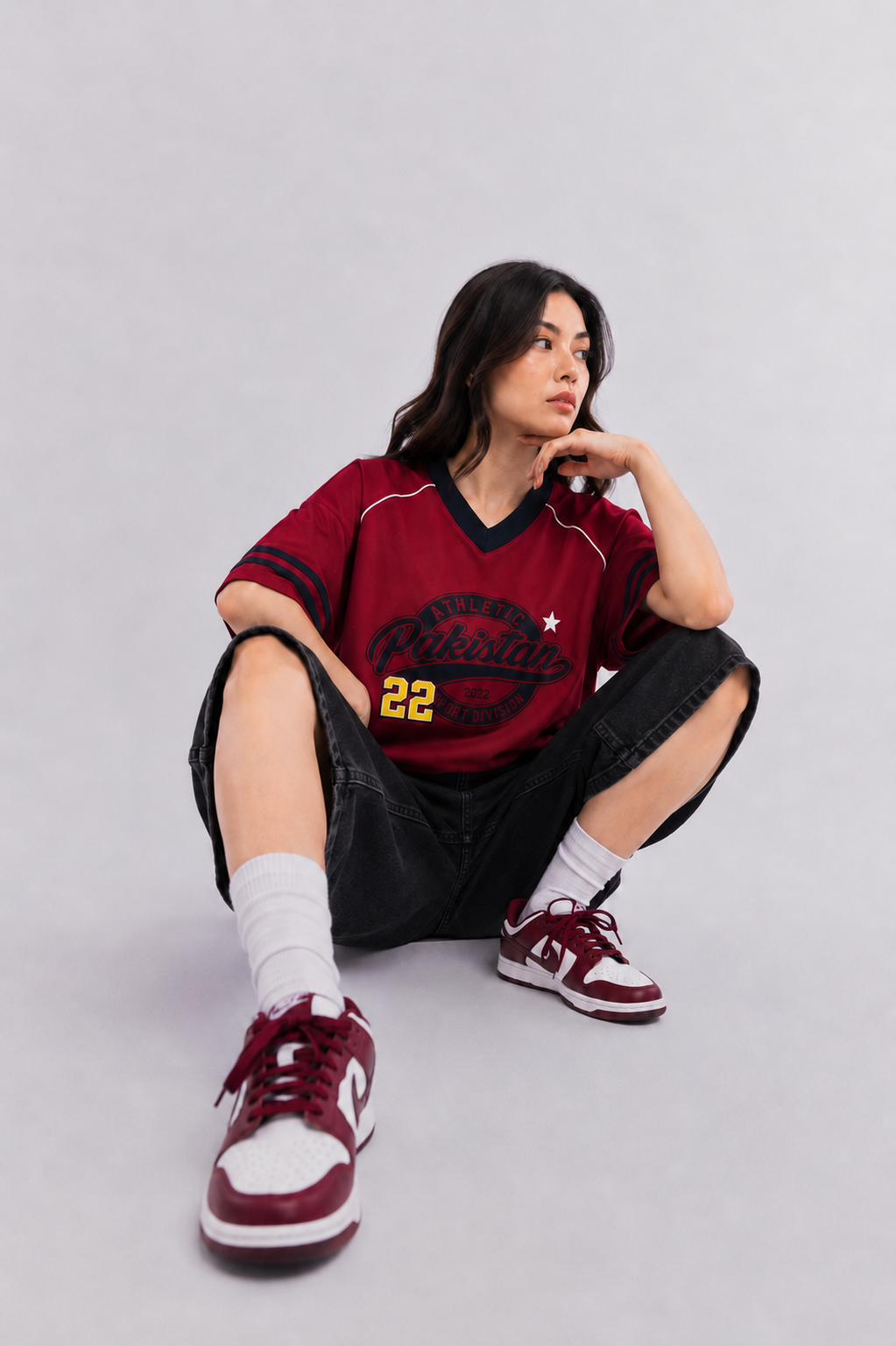 Crimson Varsity Tee