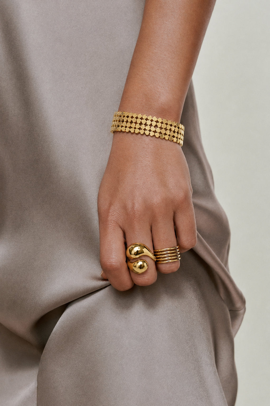 Metallic Adjustable Rings