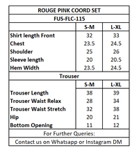 Rouge Pink Coord Set