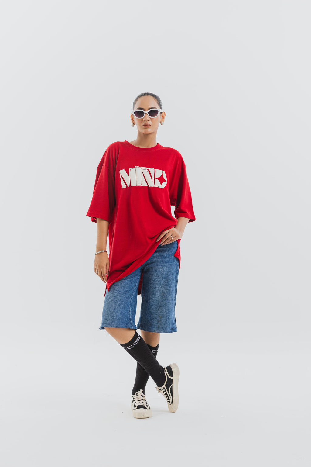 Red Oversized Tee