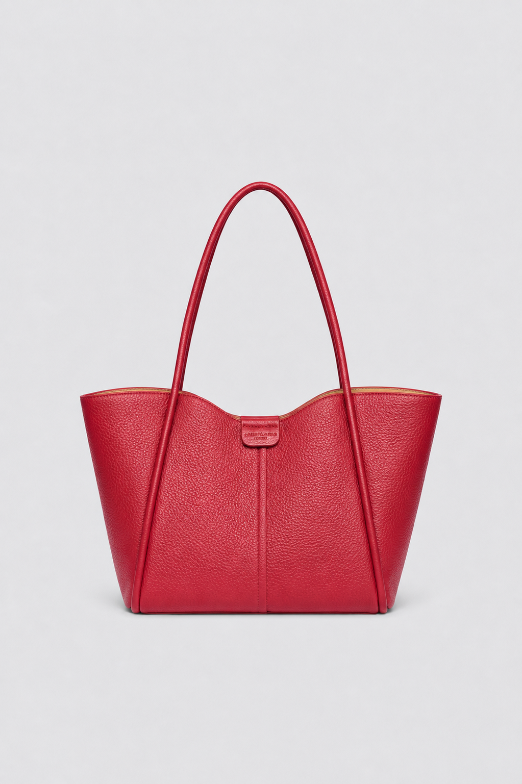Red Pebbled Tote