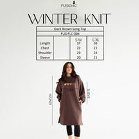 Dark Brown Long Top