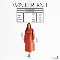 Rust Long Dress