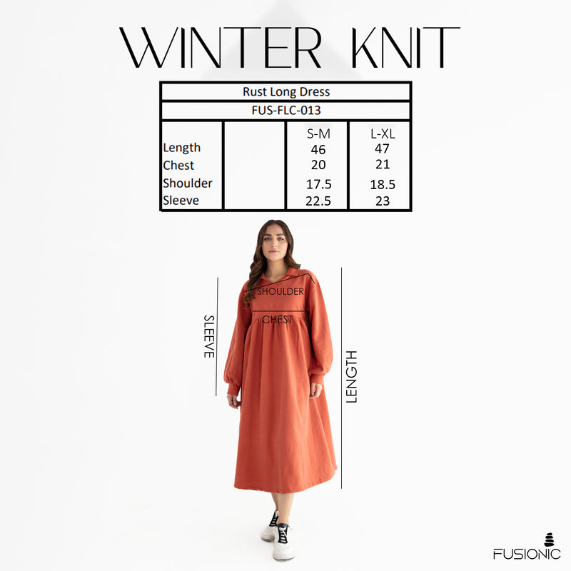 Rust Long Dress