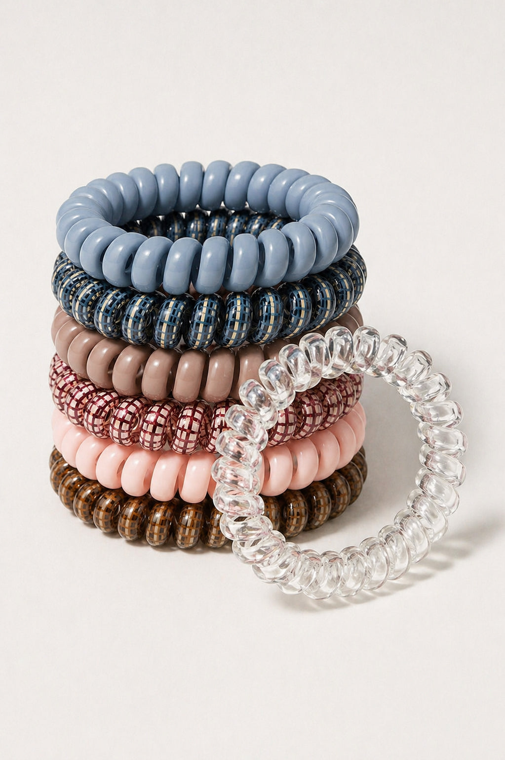 Spiral Cord Hair Tie (Pack of 3)