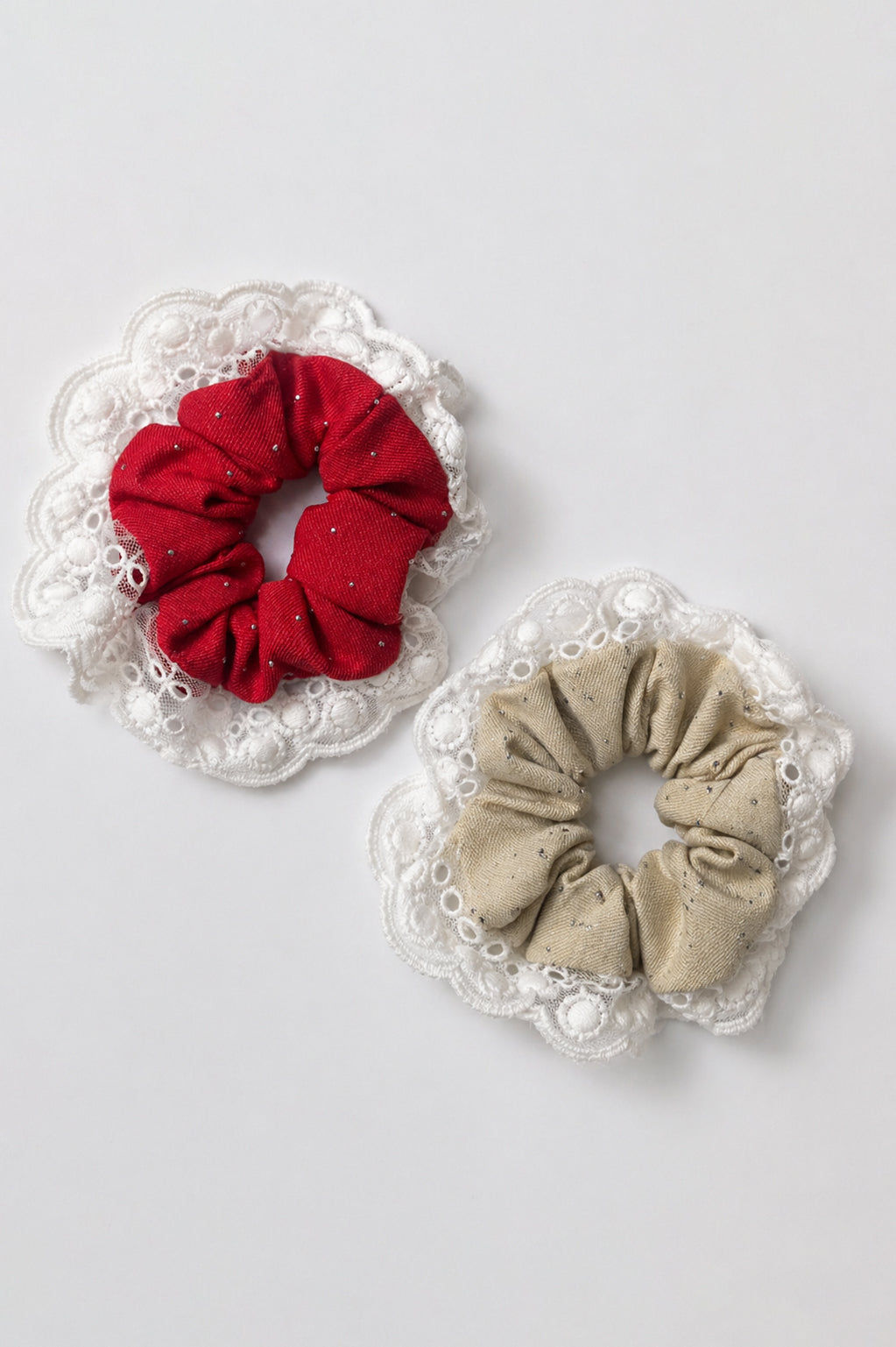 Twill Scrunchie (Pack of 2)