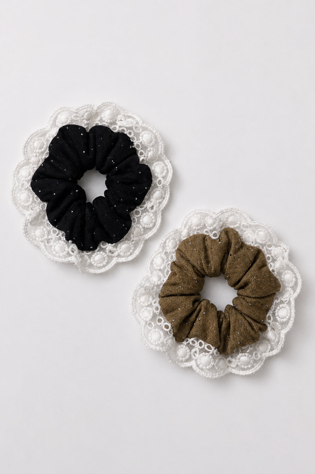 Twill Scrunchie (Pack of 2)