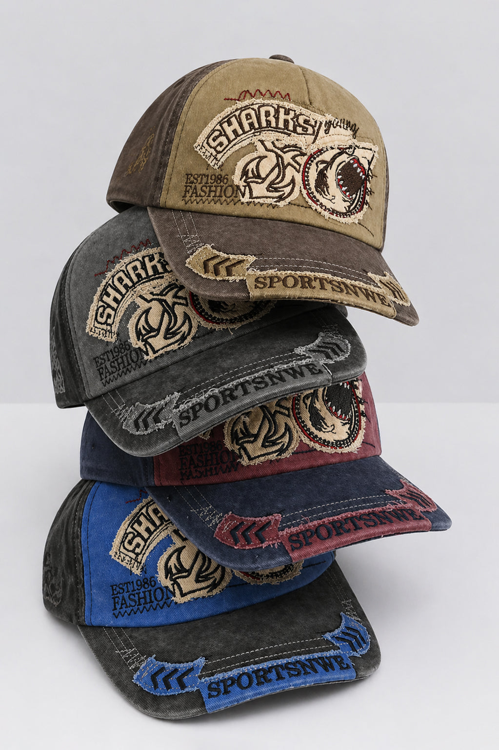 Vintage Denim Caps