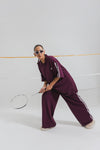 Plum Polo Coord Set