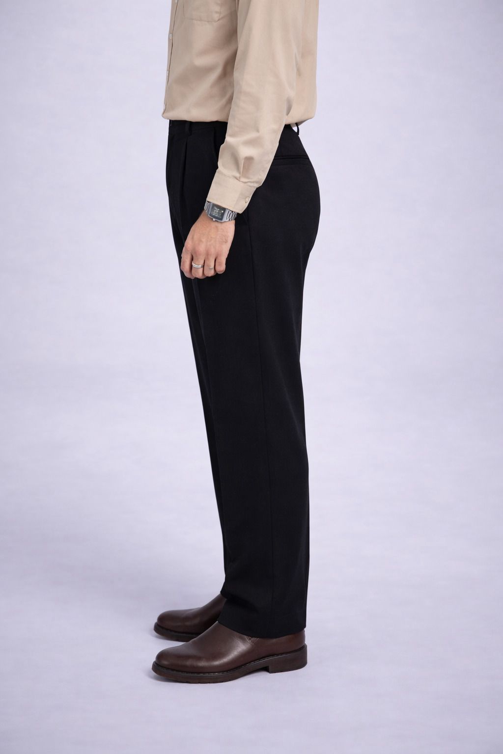 Black Tailored Pants Men
