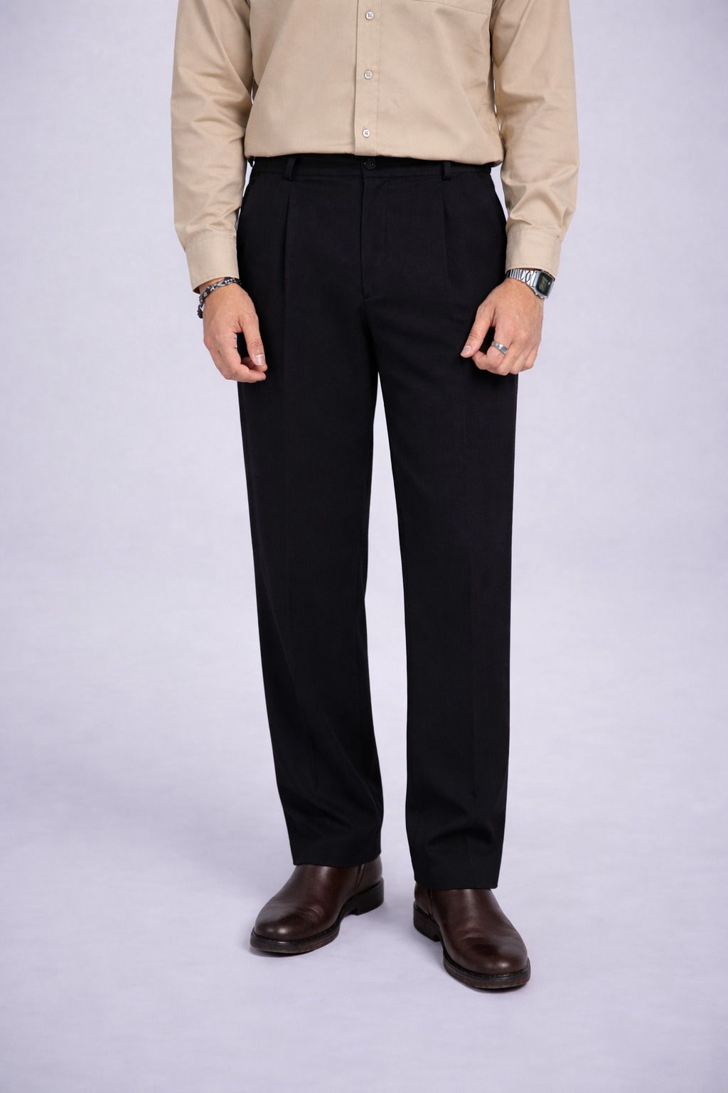 Black Tailored Pants Men