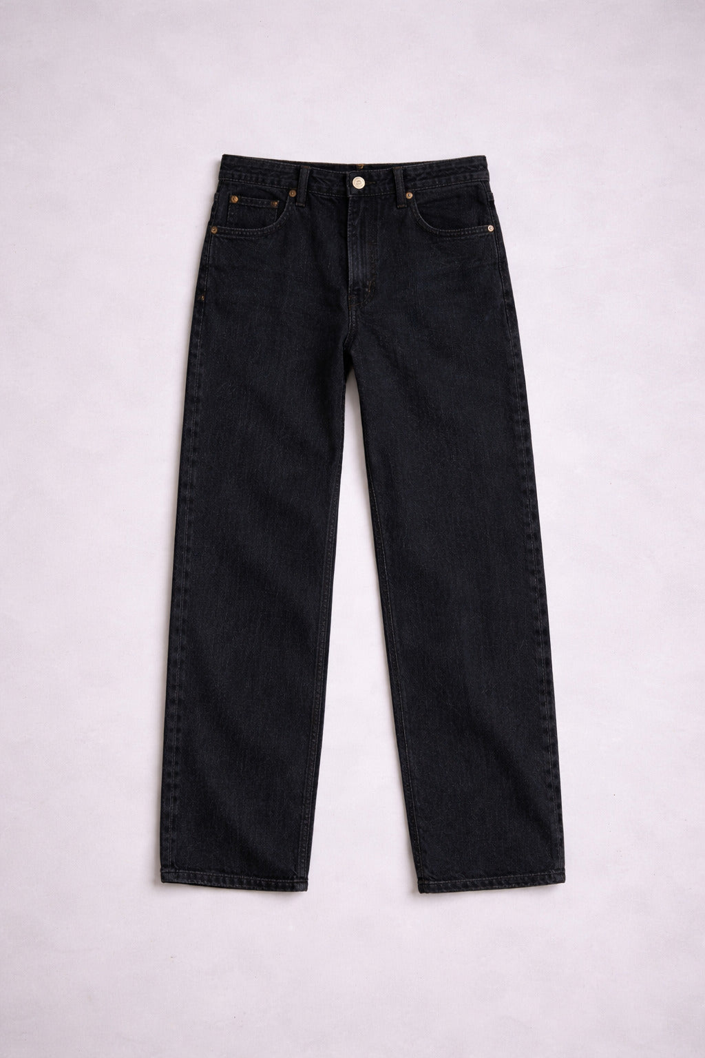 Black Relax Fit Jeans Men