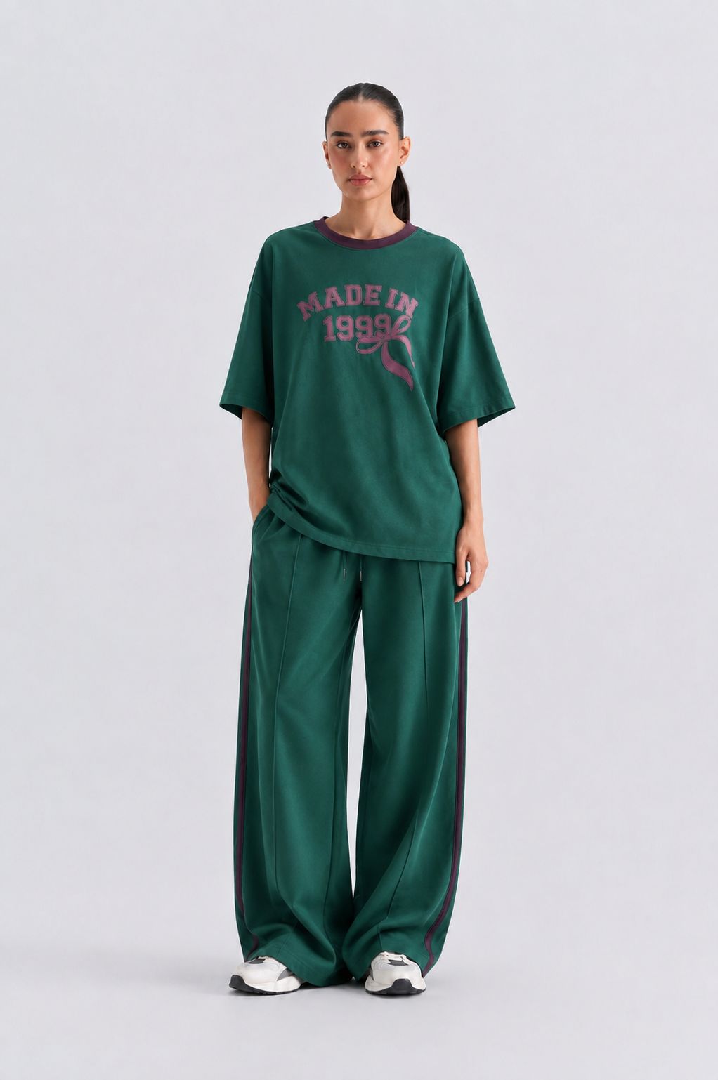 Bottle Green Coord Set