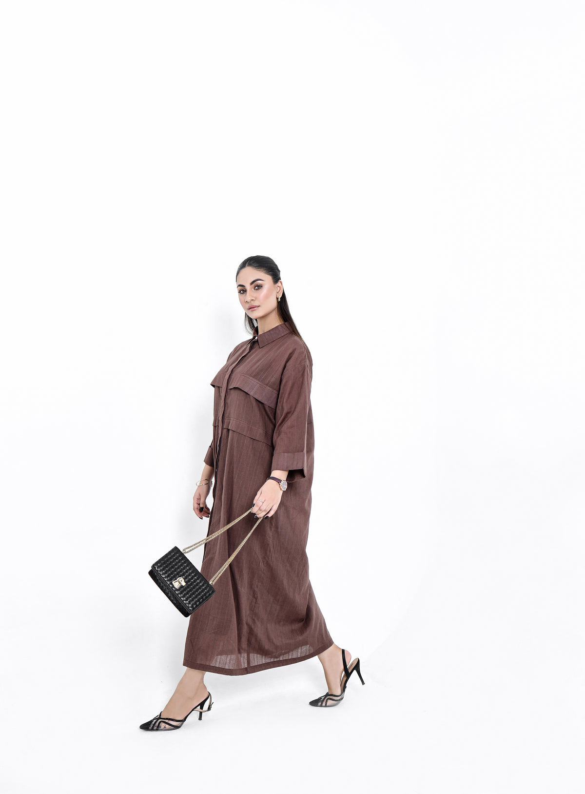 Brown Long Dress