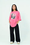 Peach Blossom Oversized Tee