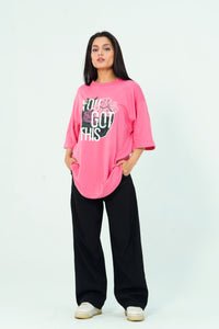 Peach Blossom Oversized Tee