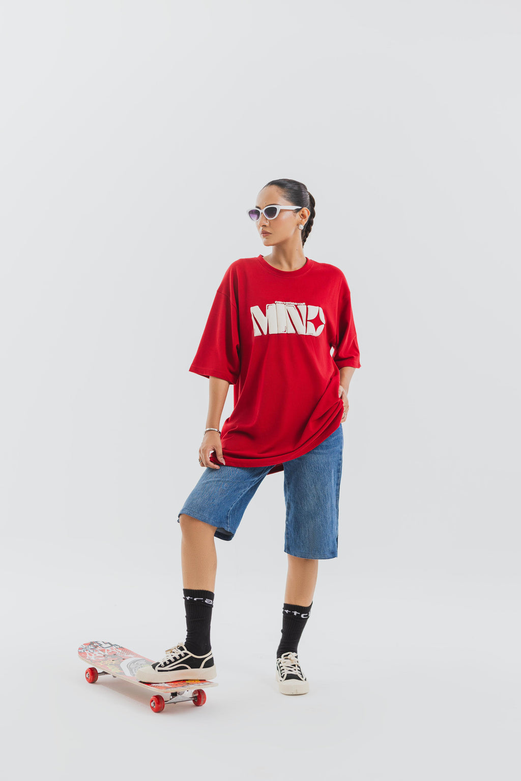 Red Oversized Tee