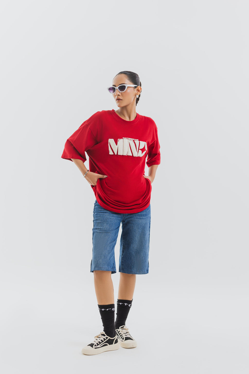 Red Oversized Tee